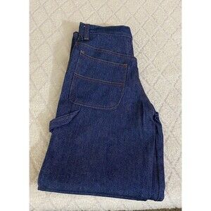 Vintage BADU  Blue Denim Women’s Jeans New With Tags Red Stitch On Back Size 10